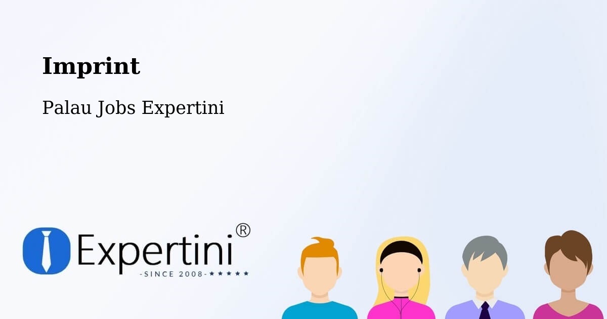 Imprint – Palau - Palau Jobs Expertini