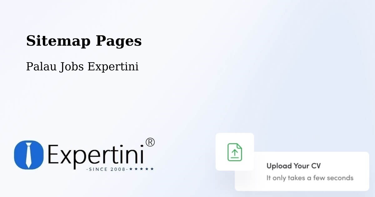 Sitemap Pages across Palau - Palau Jobs Expertini